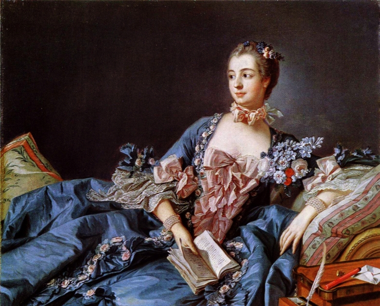 Porträt der Madame de Pompadour: Ölgemälde von François Boucher (1703–1770)