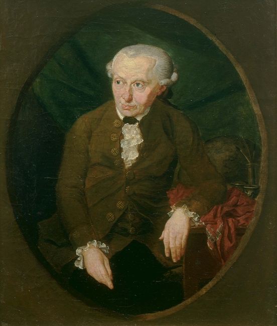 Wird dem Berliner Maler Gottlieb Doebler zugeschrieben: Gemälde von Immanuel Kant, um 1791