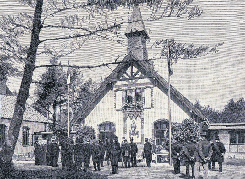 Lepraheim nördlich von Memel: Einweihung am 17. August 1899