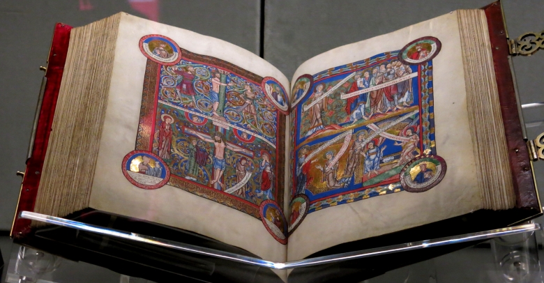 Kostbarstes Exemplar der Sammlung: Das um 1188 geschaffene Evangeliar Heinrichs des Löwen und Mathildes von England