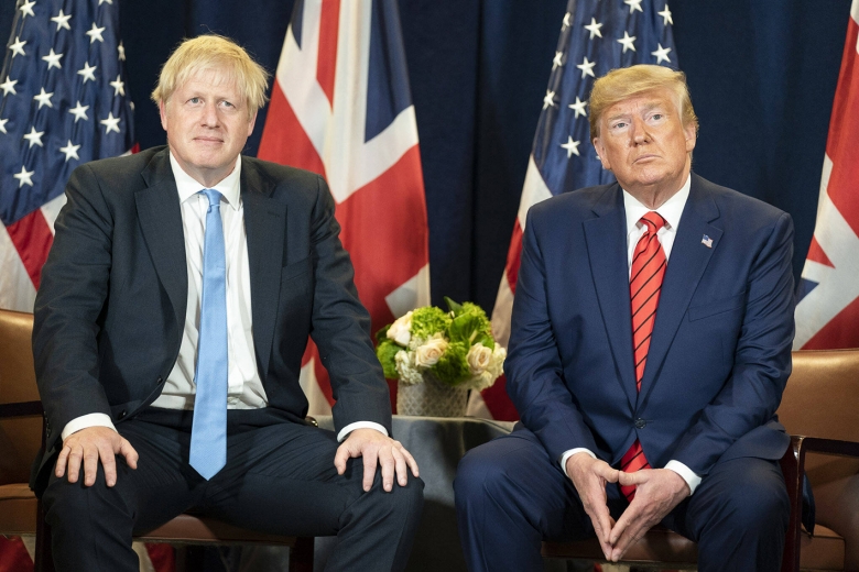 Von der Realität eingeholt: Boris Johnson und Donald Trump 