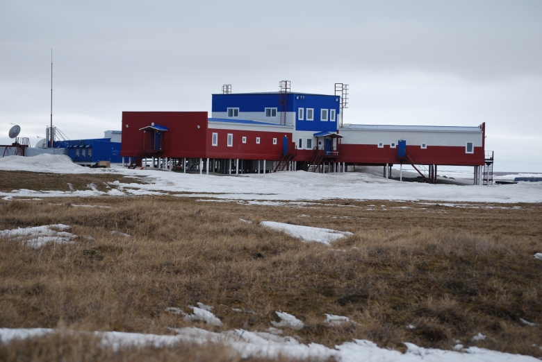 Wegen der Sanktionen auf Eis gelegt: Die deutsch-russische Forschungsstation auf der Insel Samoilow