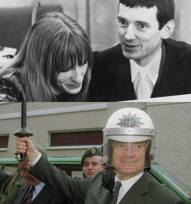 Stationen eines weiten Weges: Otto Schily als Verteidiger der RAF-Terroristin Gudrun Ensslin und als Bundesinnenminister