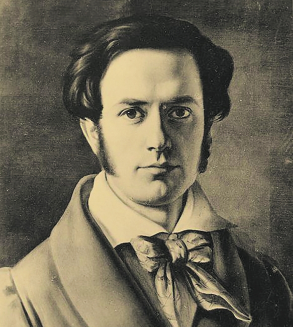 Eduard Magnus: Selbstbildnis von 1827