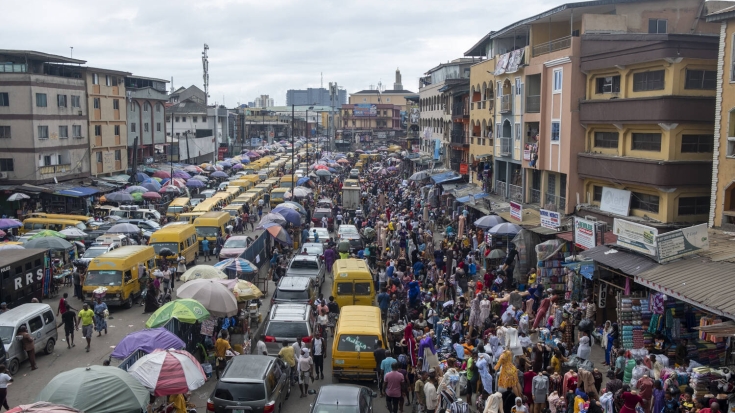 In Westafrika wuchert die größte Mega-Stadt der Welt heran