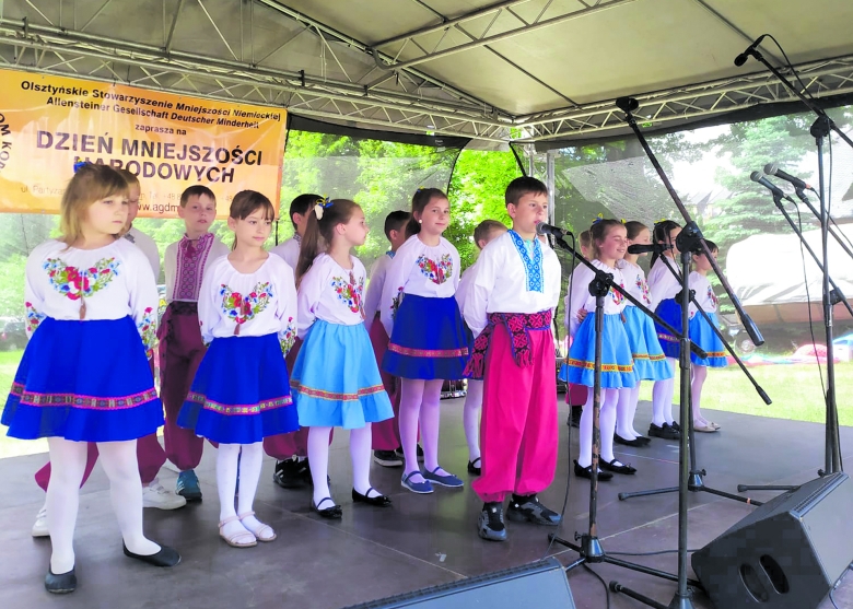Zeigte ihr Können auf der Bühne: Die ukrainische Tanzgruppe Nezabudky
