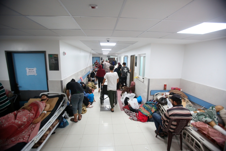 Für die Hamas nützlich als „menschliche Schutzschilde“: Patienten in den Gängen des im Krieg überlasteten al-Shifa-Krankenhauses