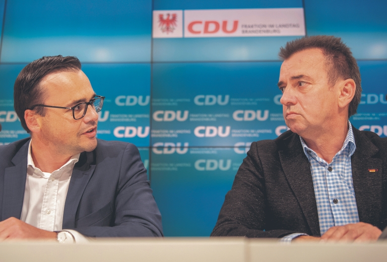 Haben einiges zu besprechen: CDU-Chef Jan Redmann (l.) und sein Vize Frank Bommert