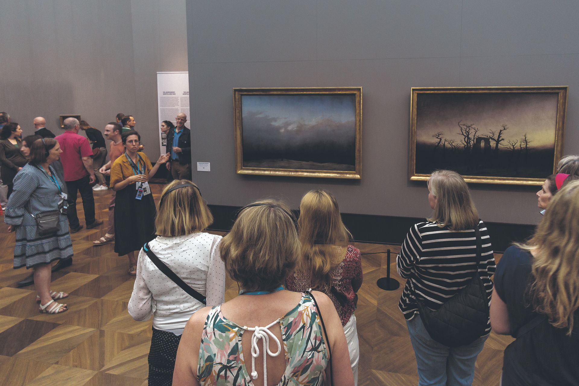 In der Alten Nationalgalerie Berlin: Hier konnten die beiden Werke, die einst den Preußenkönig Friedrich Wilhelm III. begeisterten, in der Ausstellung „Unendliche Landschaften“ bis Anfang August bewundert werden