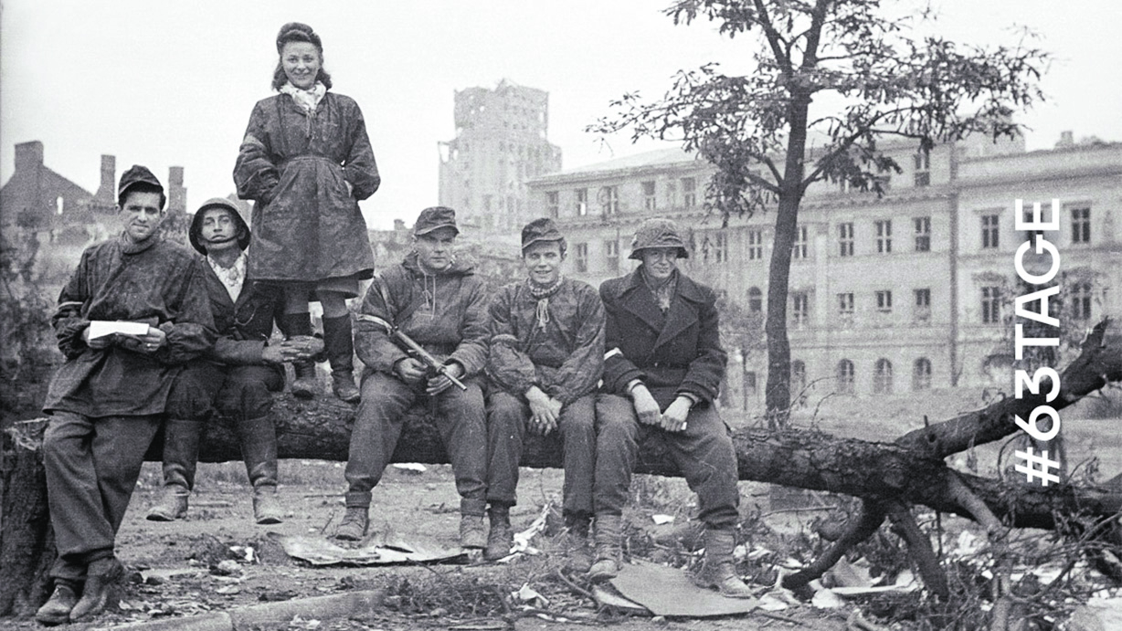 Anfang Oktober 1944: Aufständische in Warschau  Foto: Muzeum Powstania Warszawskiego