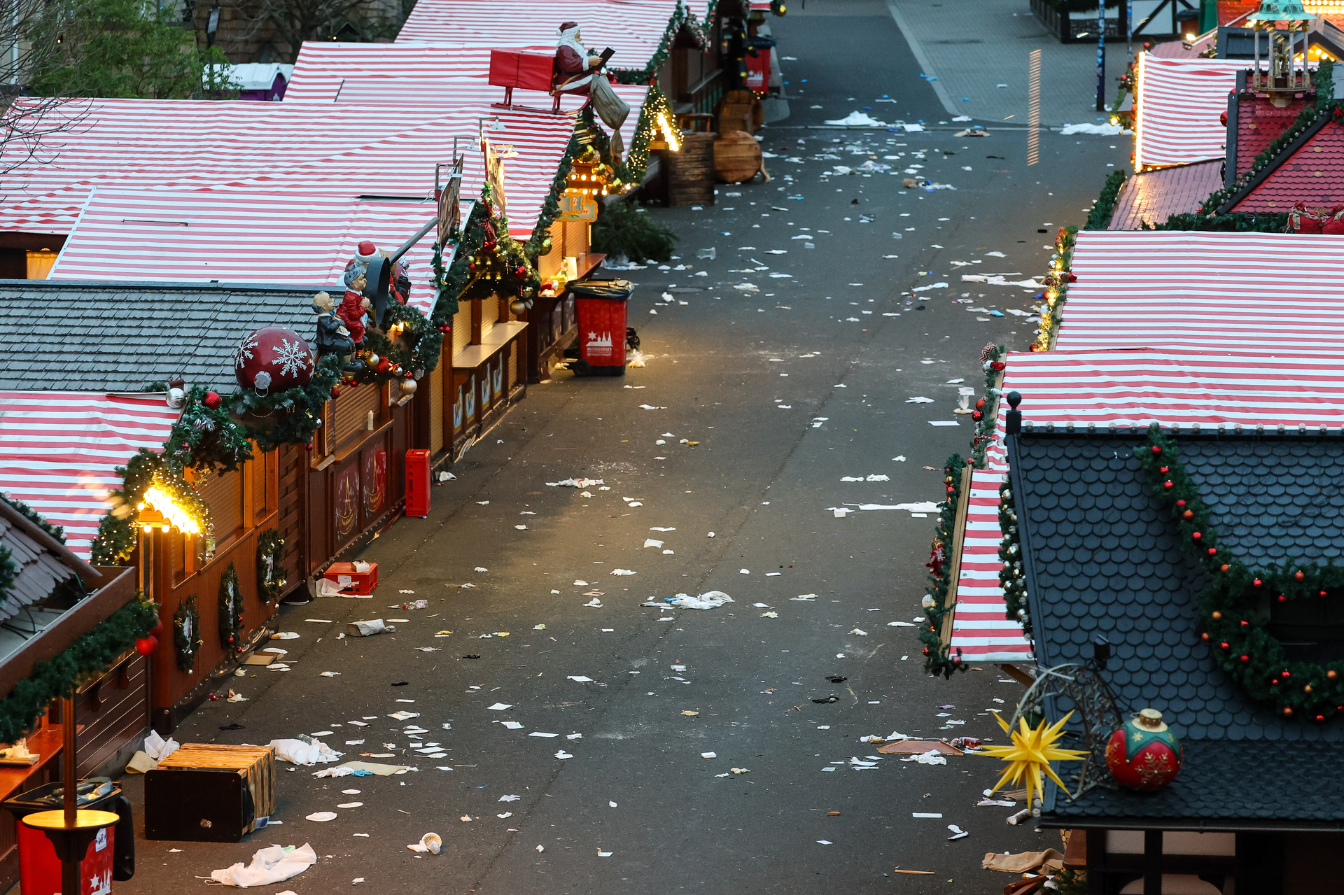 Kalte Leere nach dem Terror: Der Magdeburger Weihnachtsmarkt