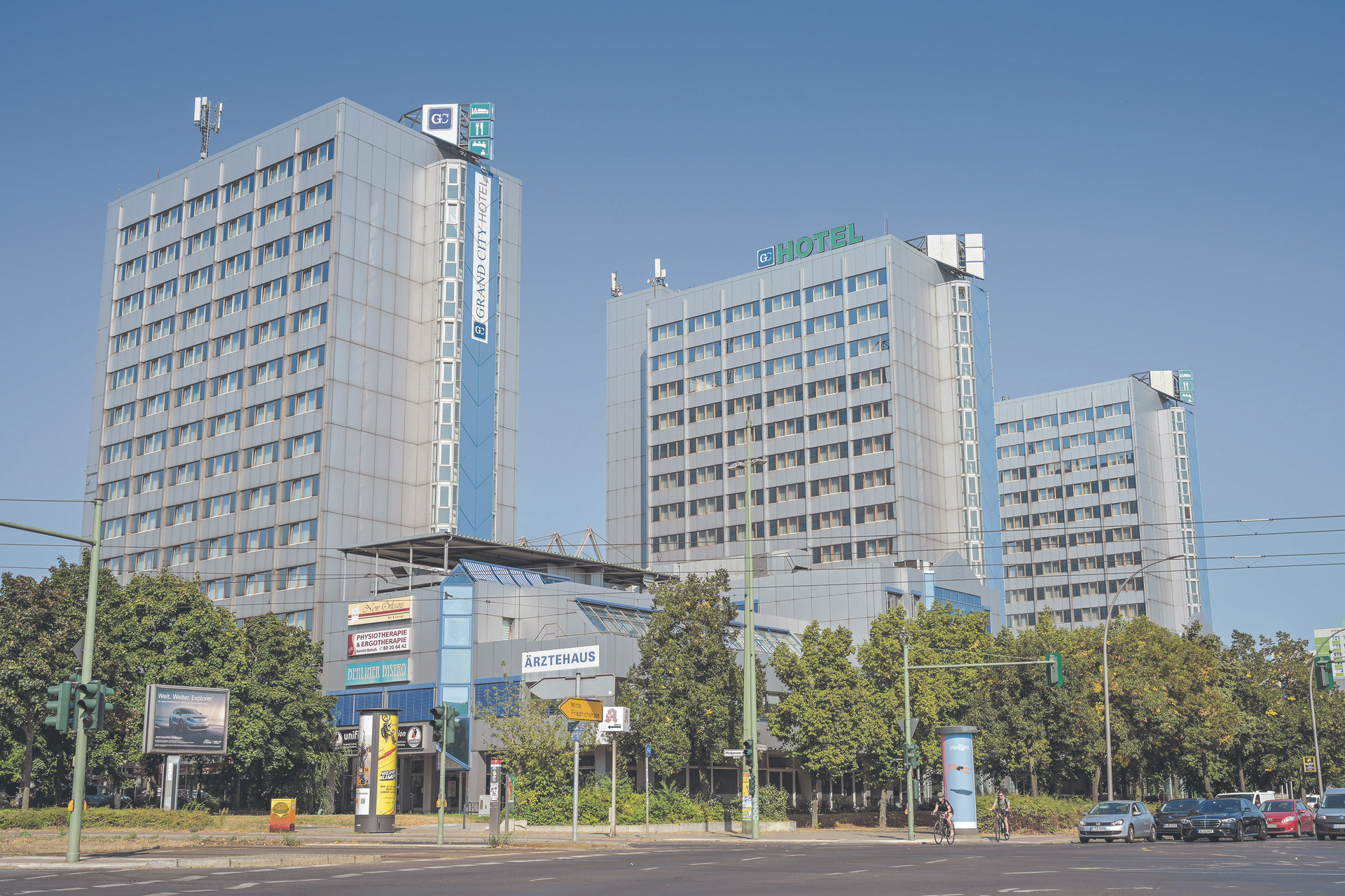 Unterkunft für 1200 Asylsucher: Das City Hotel Berlin East im Stadtteil Lichtenberg