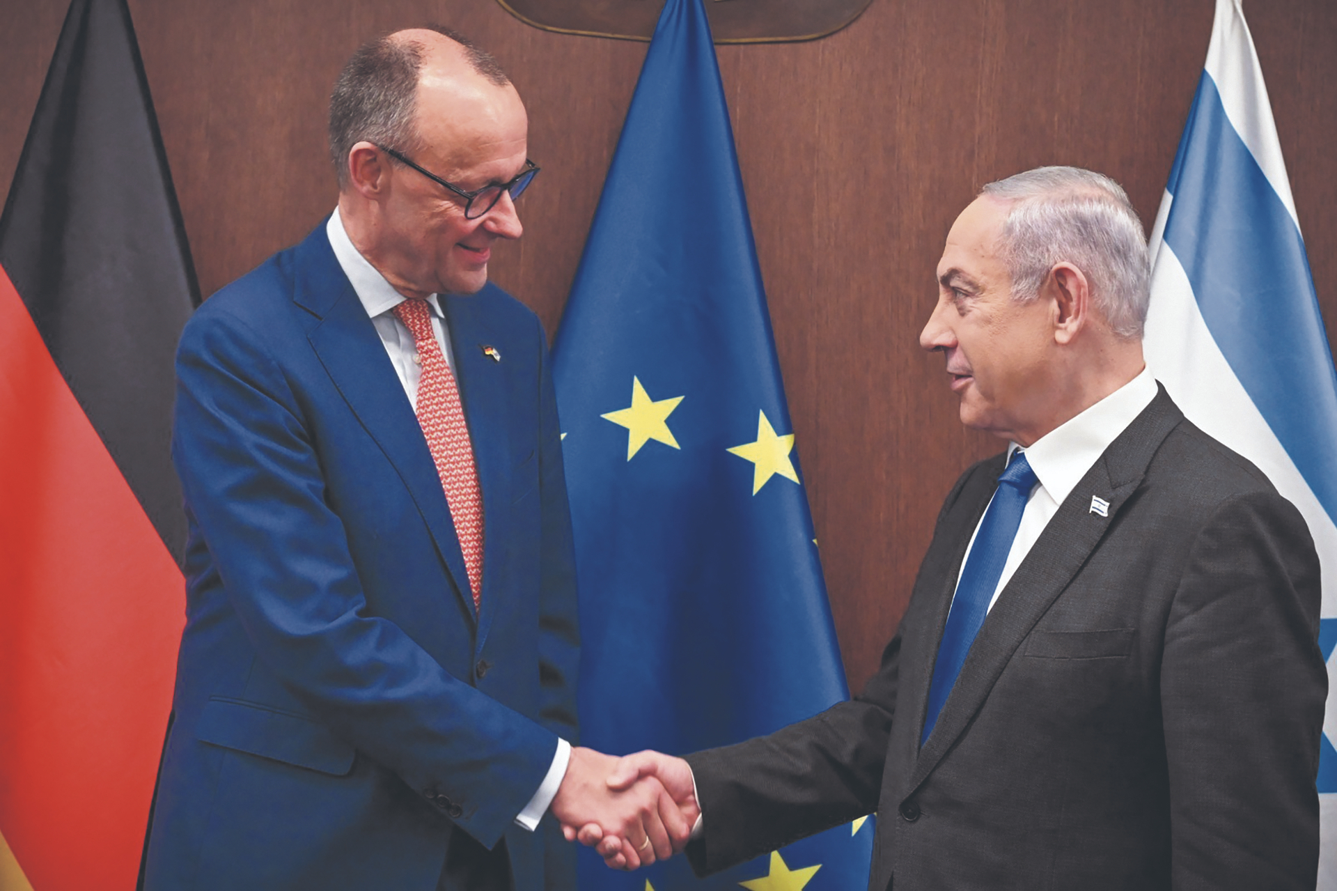 Merz trifft bei seinem Besuch im Februar in Israel Ministerpräsident Netanjahu