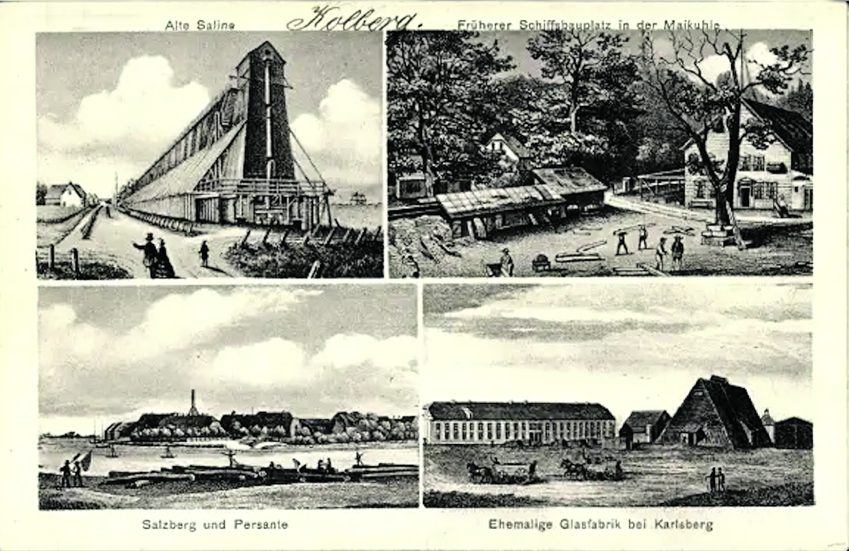 Heute der Stadtteil Salzinsel: Hier lagen, mitten in der Stadt, einst Saline und Gradierwerk, hier gibt es auch heute noch eine öffentliche Salzquelle