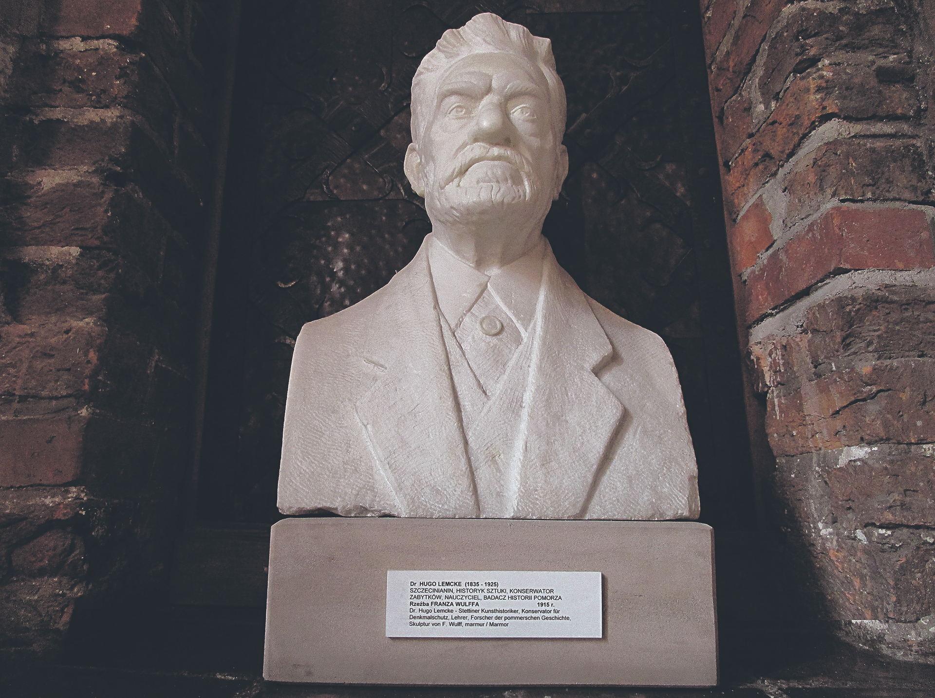 Im Stadtmuseum Stettin: Die Marmorbüste erinnert an den bedeutenden pommerschen Geschichtsforscher