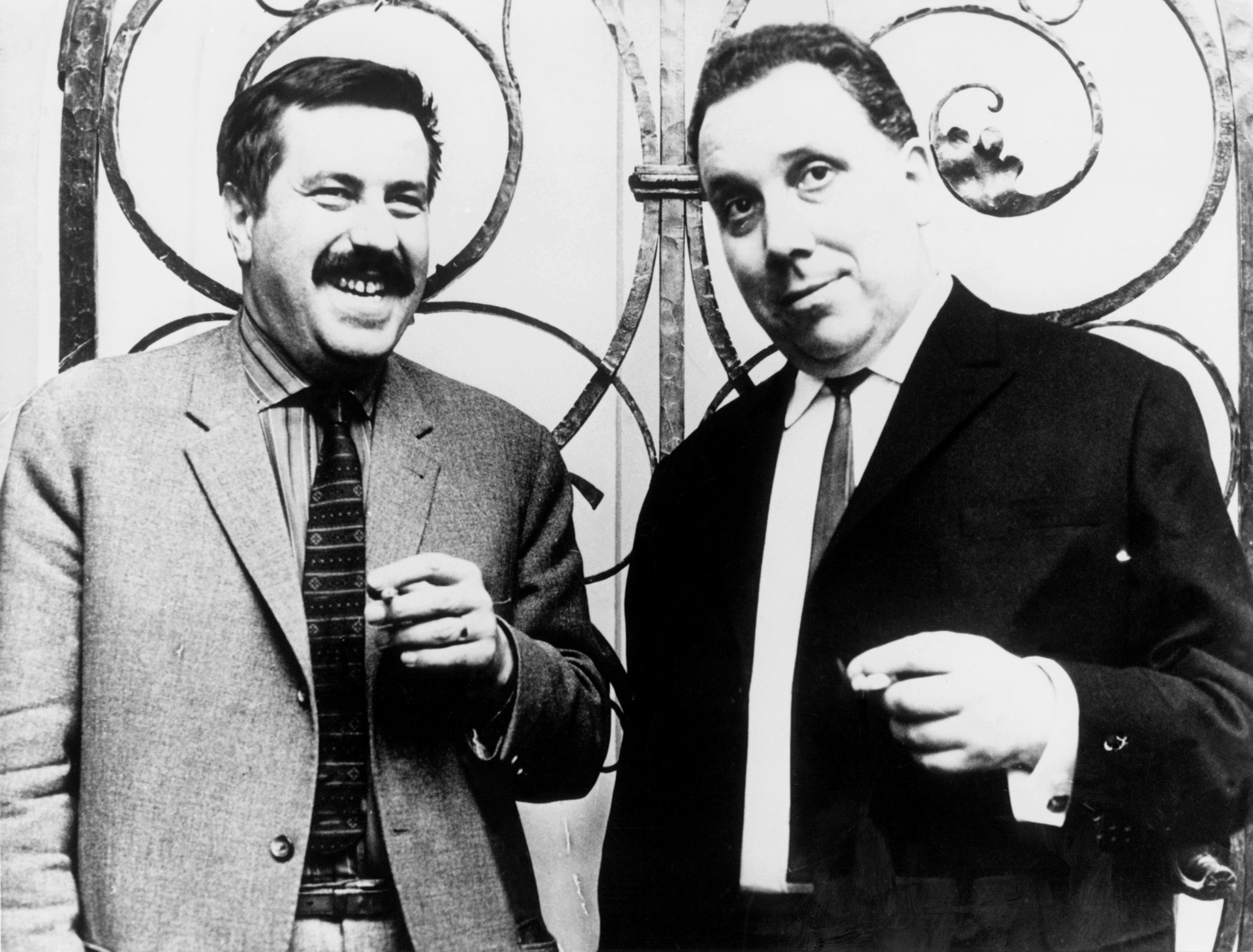 Zwei ostdeutsche Koryphäen: Günter Grass und Johannes Bobrowski (r.)