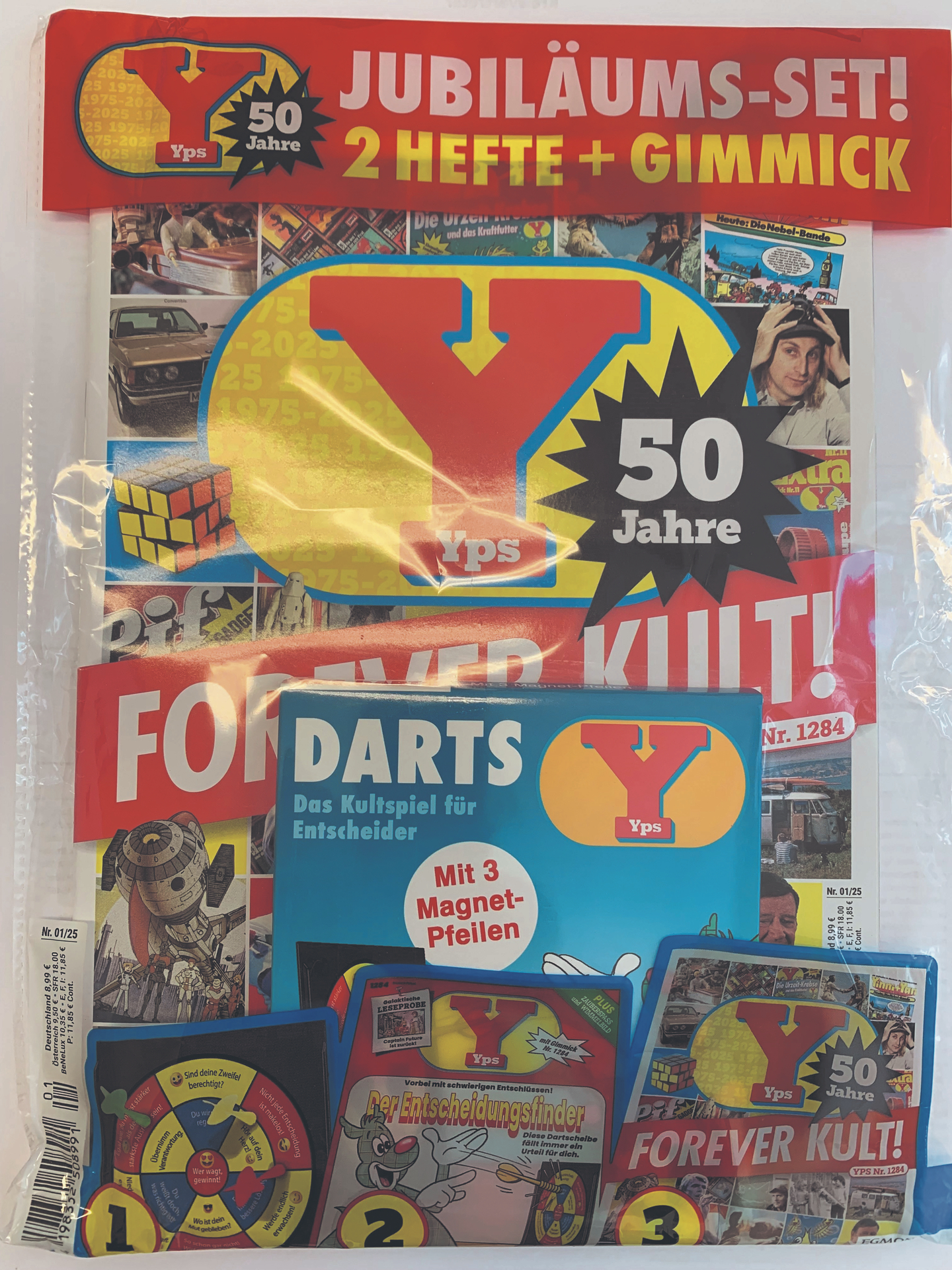Buntes Jubiläums-Set: Aktuell gibt es die Sonderausgabe – zwei Hefte, ein Super-Gimmick – für 8,99 Euro im Zeitschriftenhandel zu kaufen