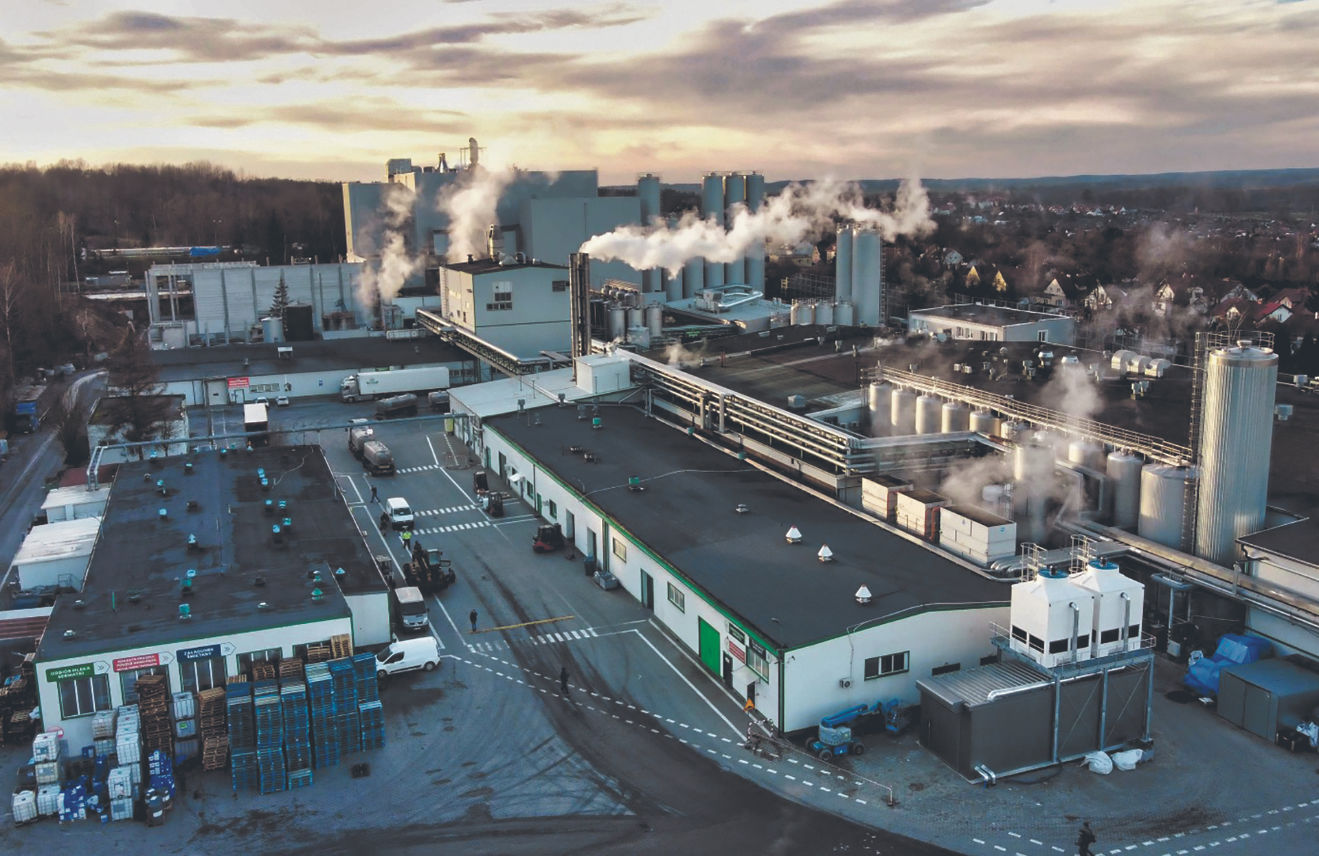 Innovativ und zukunftsträchtig: Die Produktionsstätte von Polmlek in Heilsberg