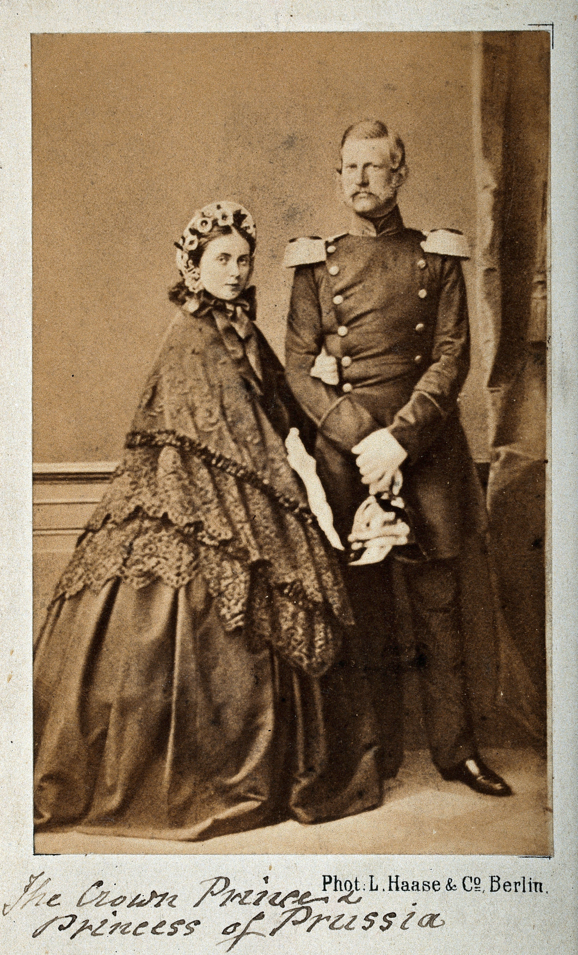 Als preußisches Kronprinzenpaar: Victoria und Friedrich Wilhelm