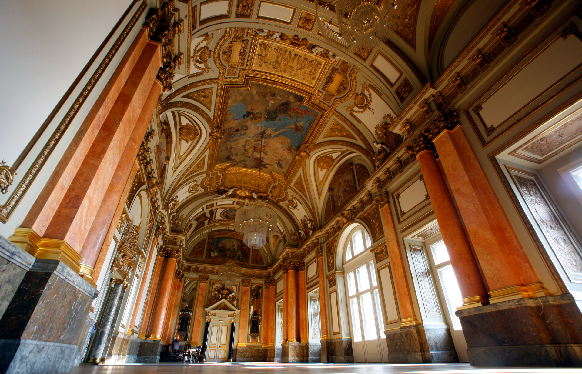 Im Renaissancestil erbaut: Der sanierte Festsaal des Bundesverwaltungsgerichts