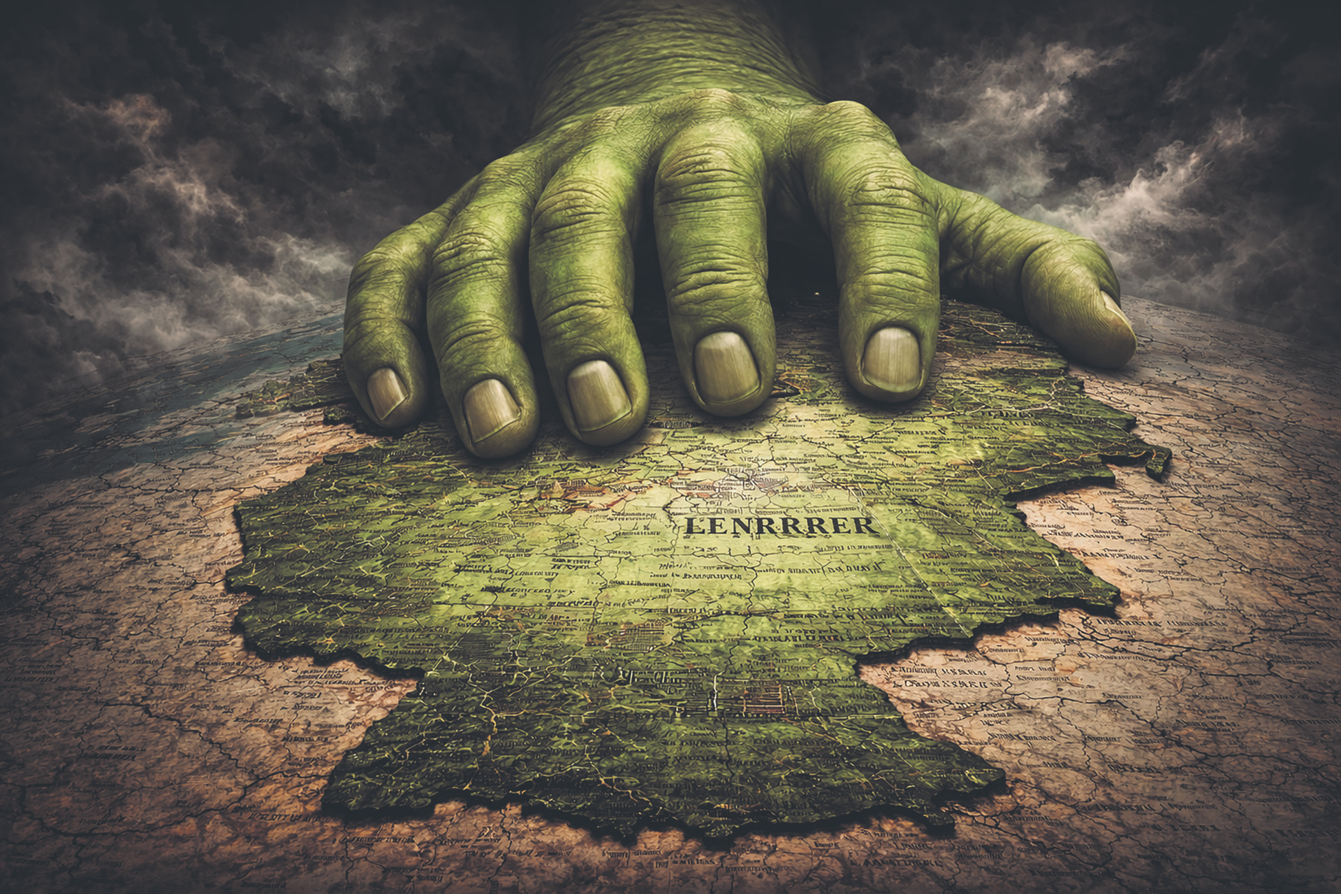 Wie eine gierige Kralle greifen die Grünen nach Deutschland, um das Land mit ihrer menschenfeindlichen, realitätsfernen Ideologie zu zerstören