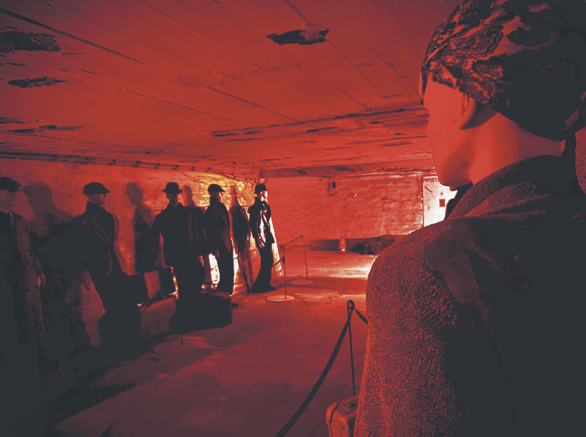 Realistische Darstellung: In der Unterwelt fanden tausende Stettiner Schutz in Kriegszeiten