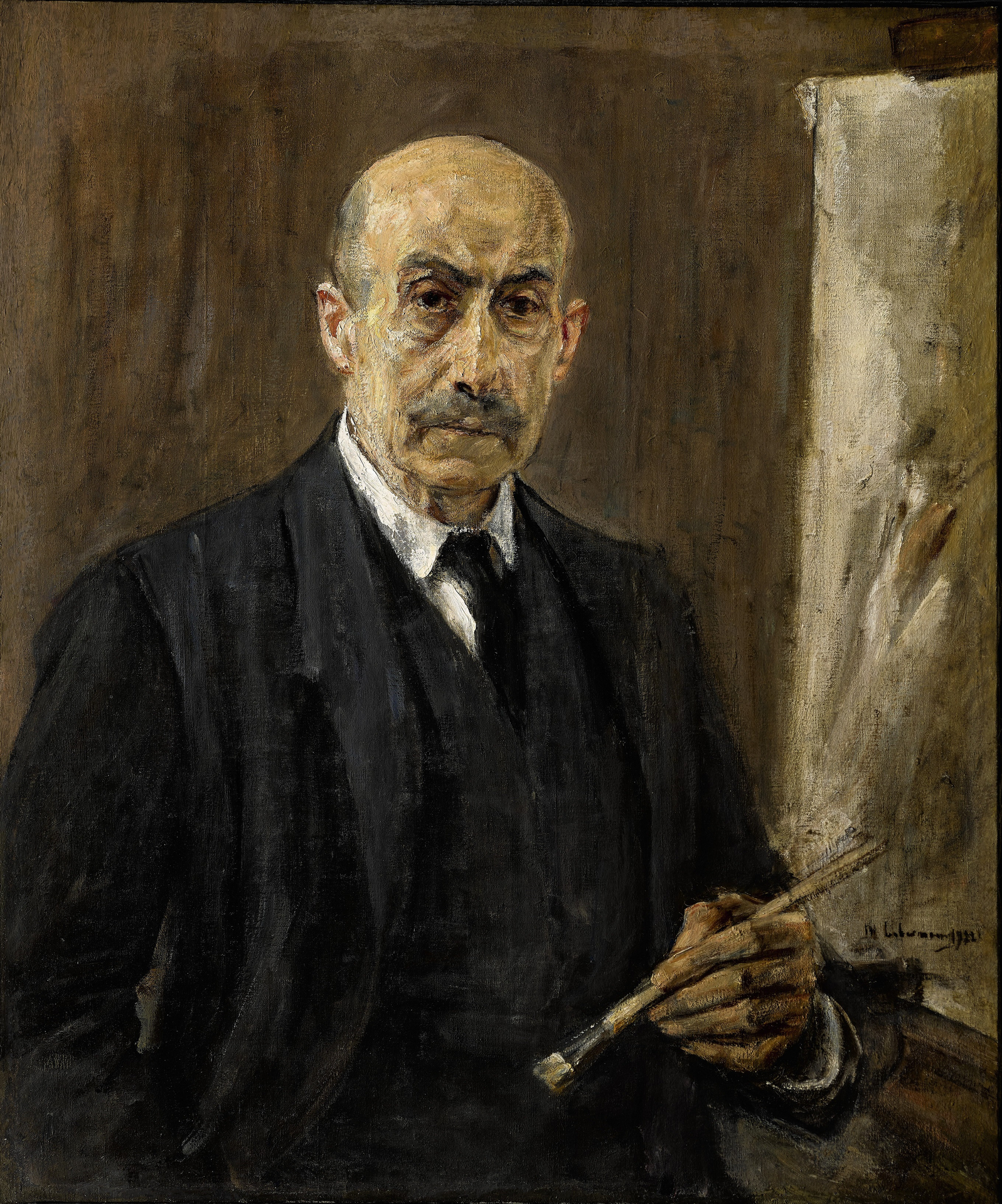 Liebermann 1922: „Selbstbildnis im Anzug“