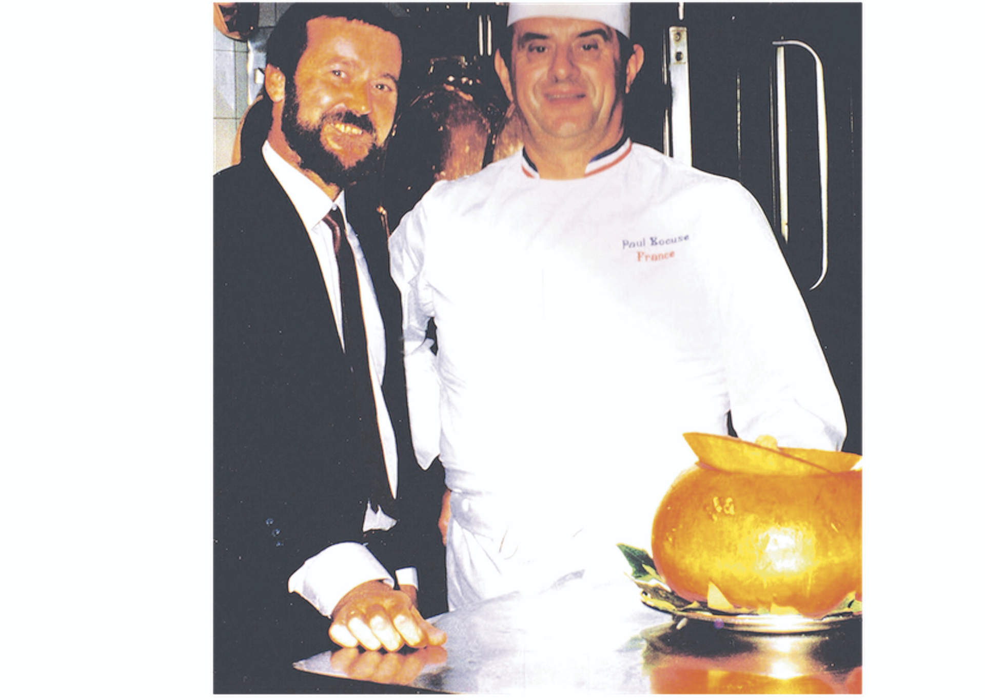 Anlässlich eines Besuchs unseres Autors Hans-Jürgen Mahlitz (l.): Paul Bocuse