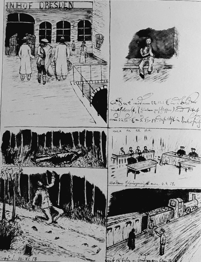 Von der Mordtat zur Hinrichtung: Ein Justizfall als Comic in sechs Akten von Paul Kops