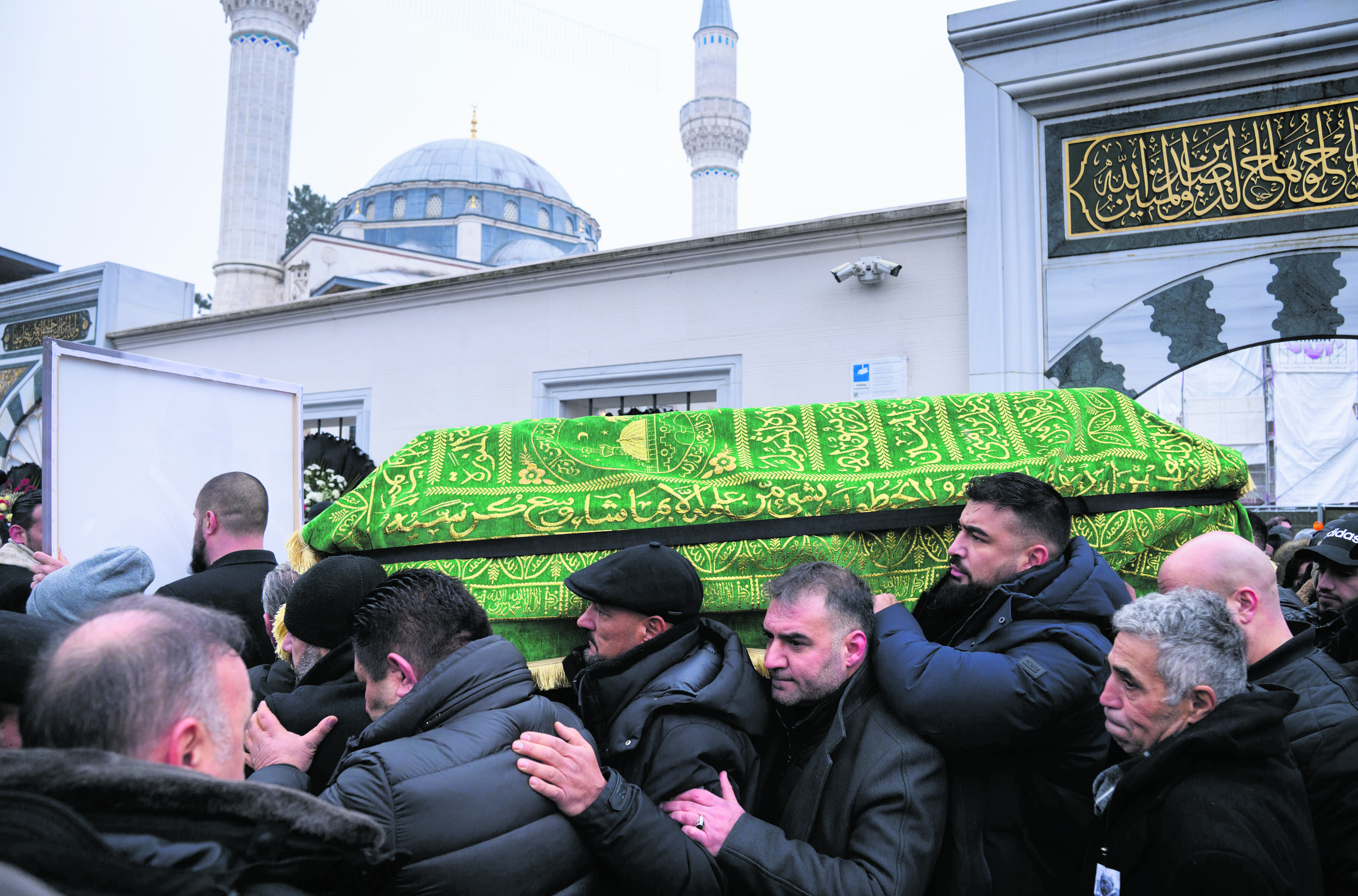 Im Visier der Polizei: Begräbnis von Mehmet K. in Neukölln Ende Januar