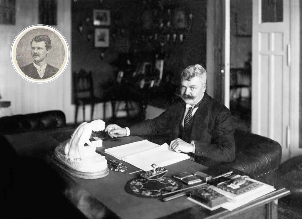 Zwei führende Köpfe der politischen Heimatbewegung: Richard Skowronnek und sein vier Jahre älterer Bruder Fritz (kleines Foto)