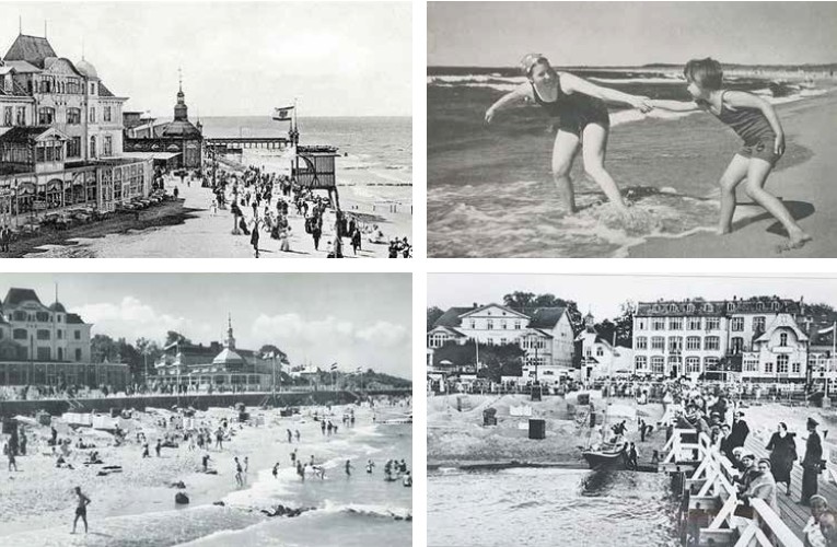 Die Promenade des Seebades Cranz an der malerischen Küste Ostpreußens wurde zum absoluten Hotspot des preußischen Adels, aber auch für Tausende von Touristen, die Wetter, Wellen und Wasser vor Ort liebten 