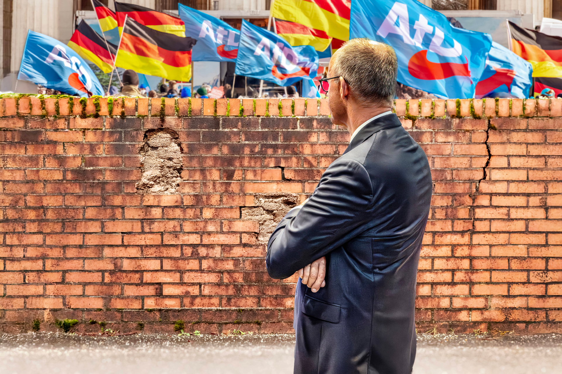 Wie lange hält die Brandmauer noch? Lange wird Bundeskanzler Merz diesen undemokratischen Irrsinn nicht mehr erklären können