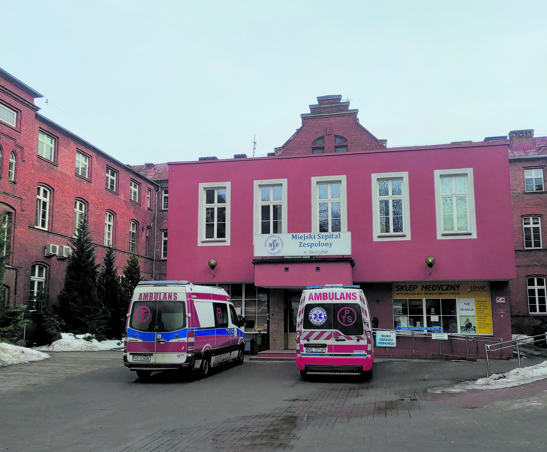 Von den wachsenden Problemen betroffen: Das Städtische Verbundskrankenhaus in Allenstein