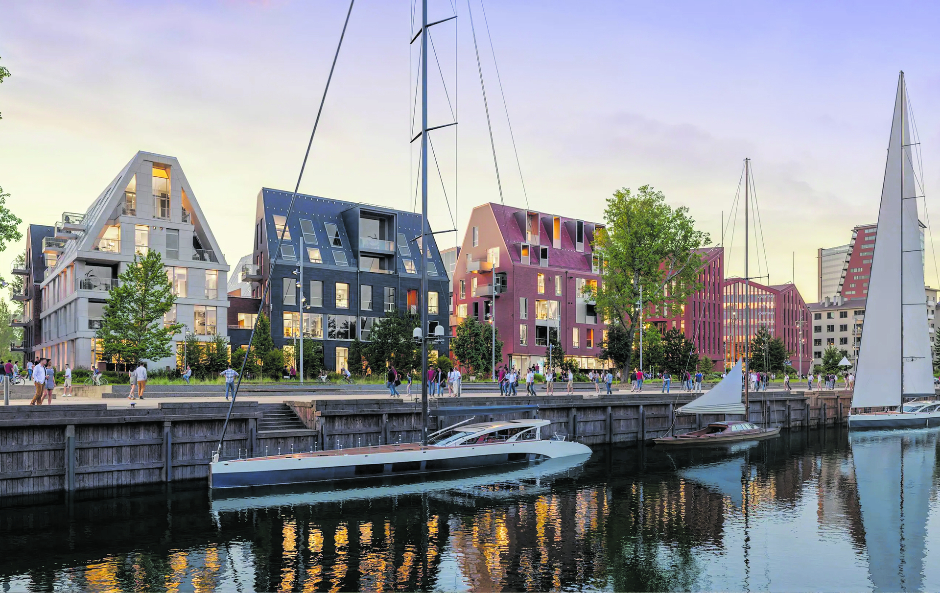 Gelände im ehemaligen Memeler Hafen: So soll das Deime-Ufer in Zukunft aussehen