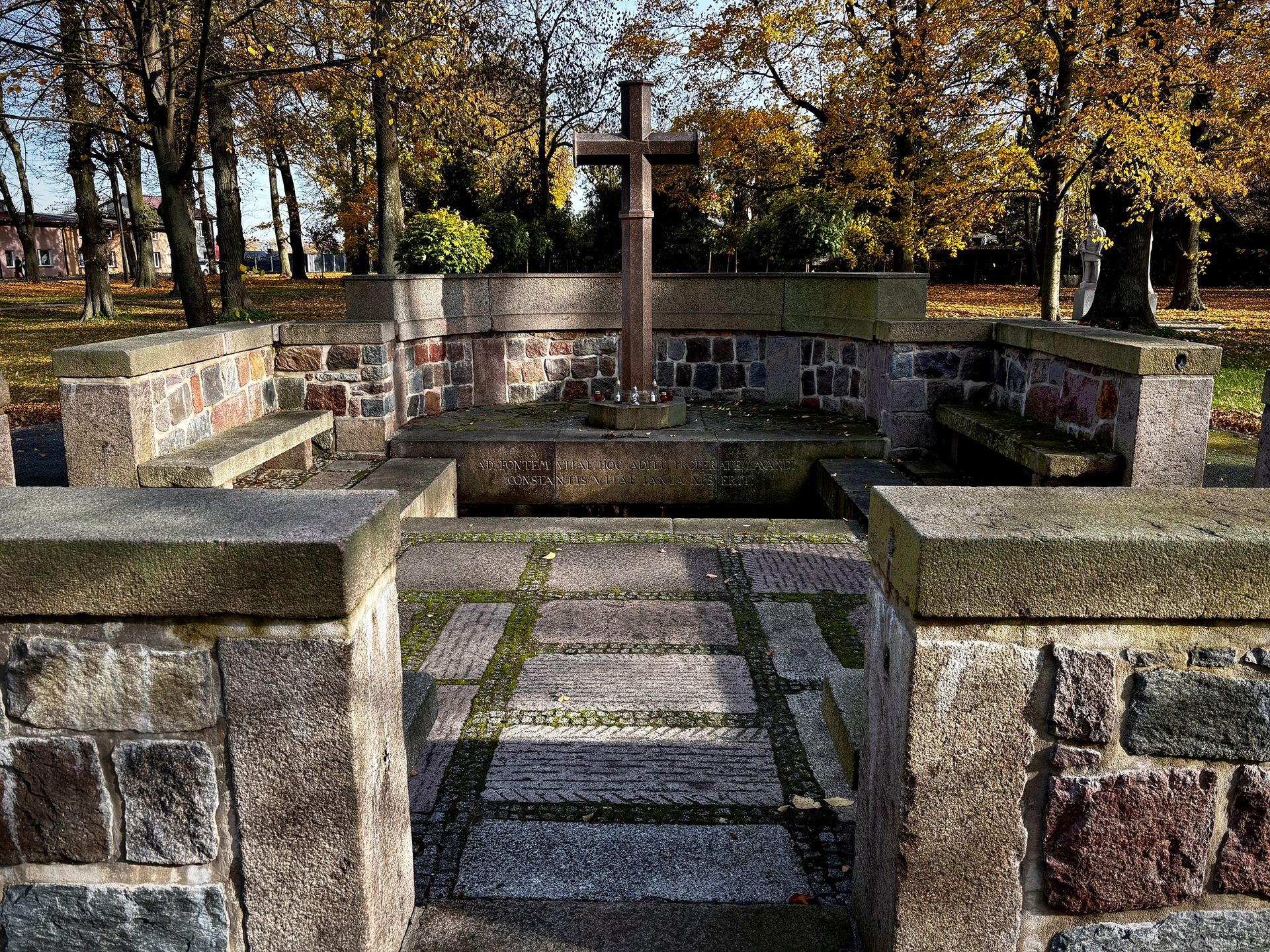 Der Ottobrunnen in Pyritz [Pyrzyce]: Heute ist die früher sprudelnde Quelle leider versiegt