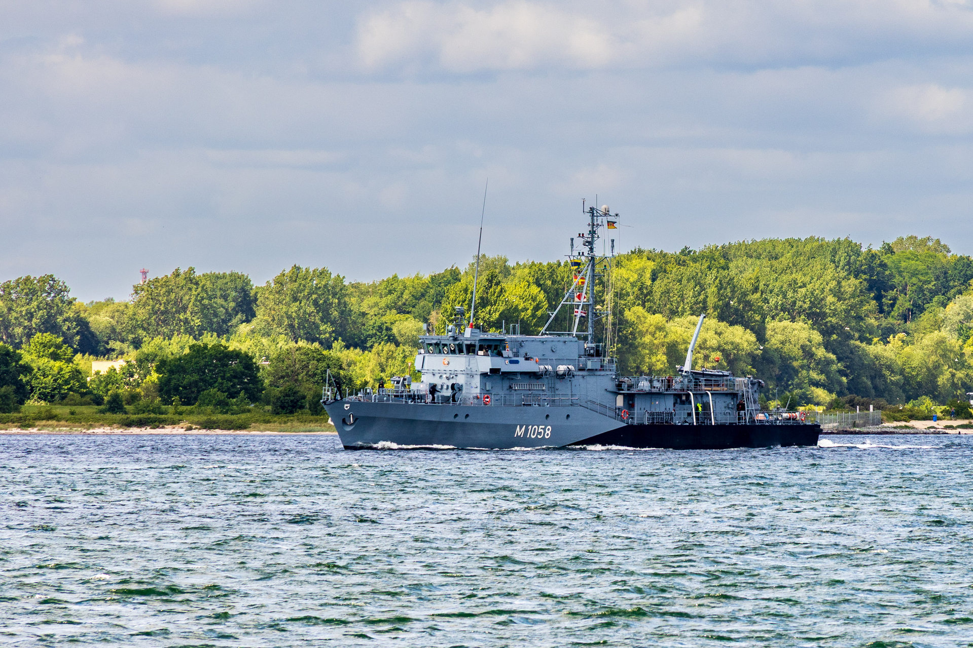 Ein Minensuchboot der „Frankenthal“-Klasse (Klasse 332): Die „Fulda“ (M 1059)