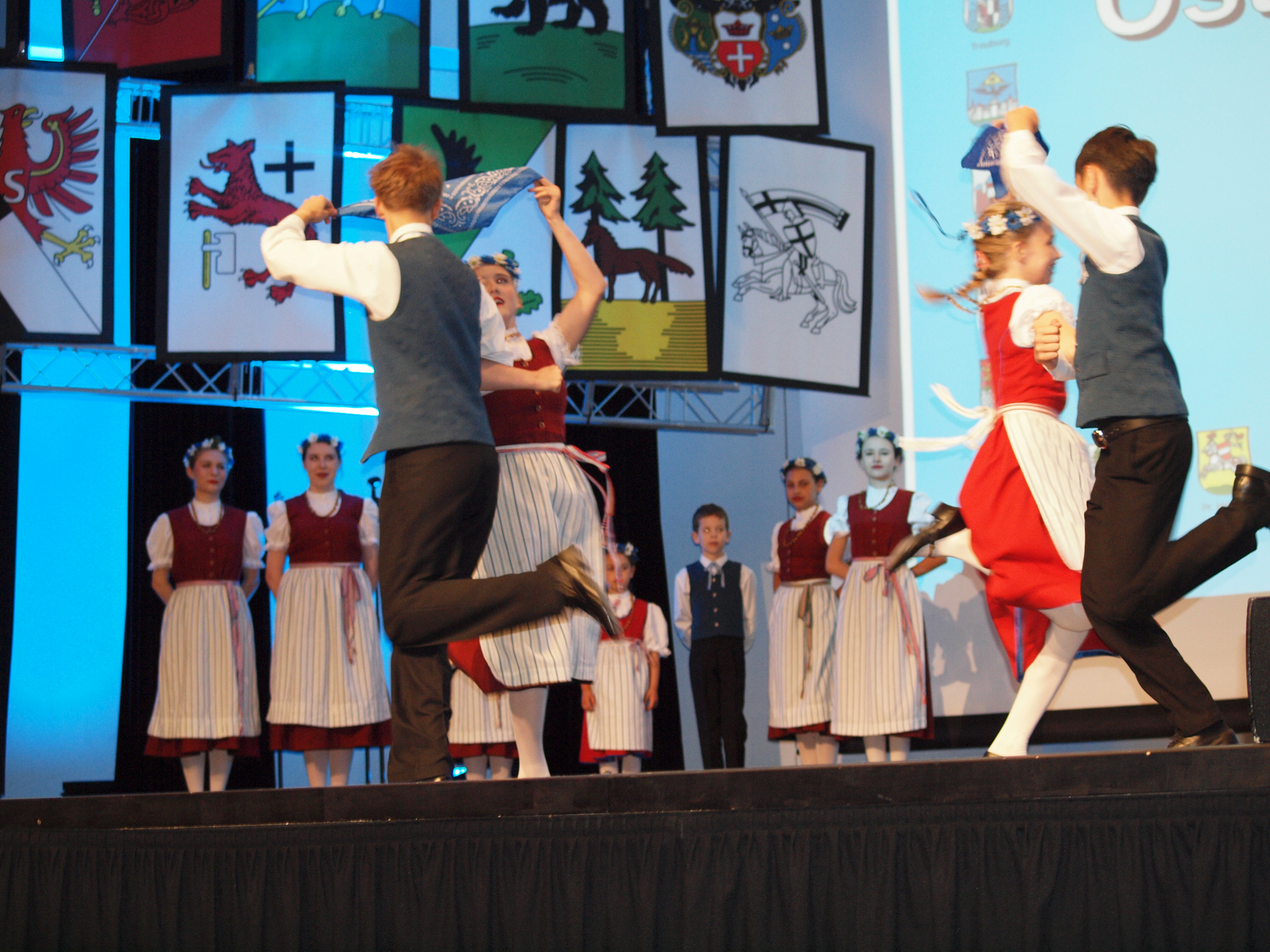 Einer der Höhepunkte des Kulturprogramms: Die Tanzgruppe Saga aus Bartenstein