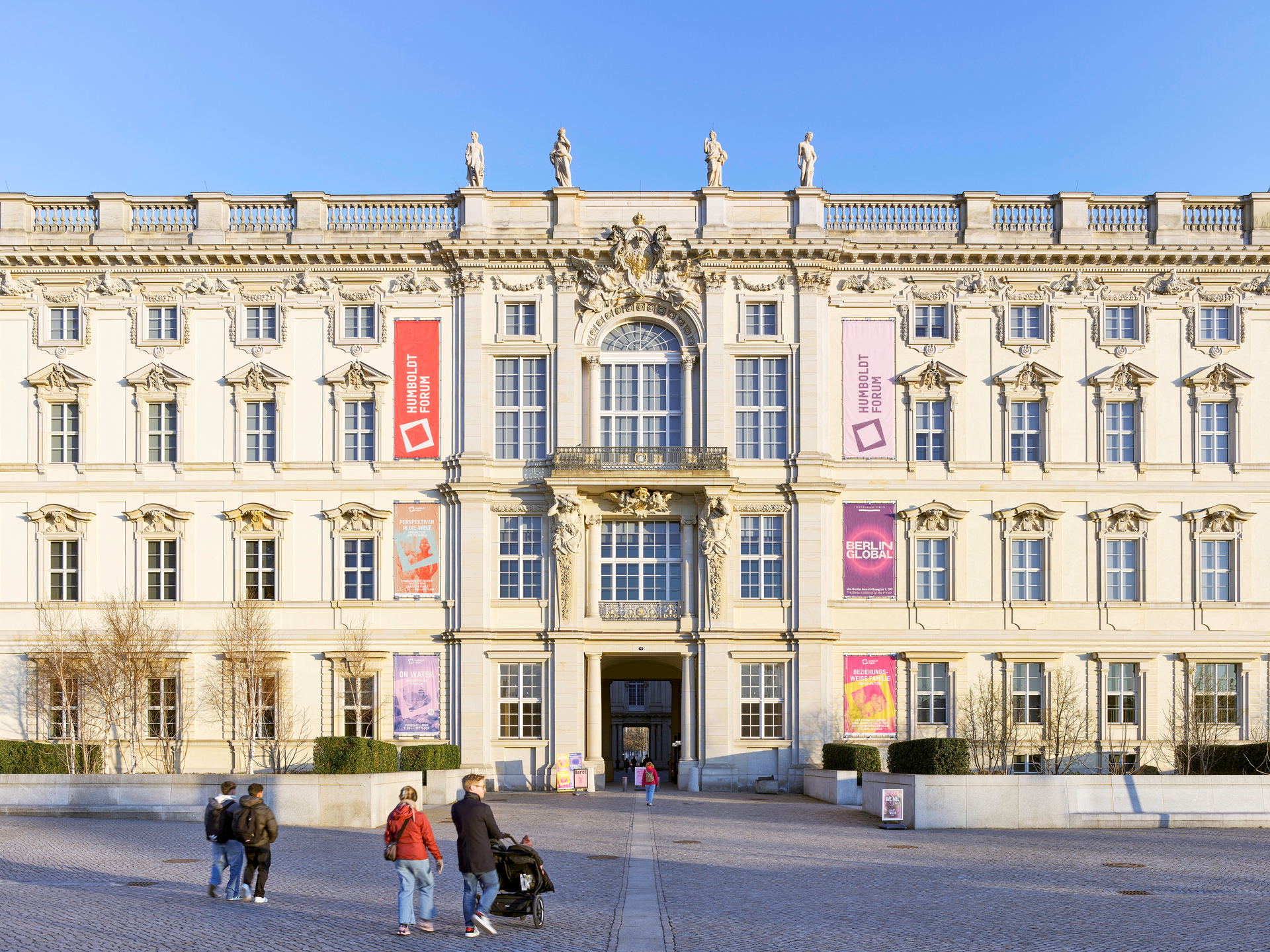 Konnte dank privater Spendengelder rekonstruiert werden: Blick auf die Nordfassade des Humboldt-Forums
