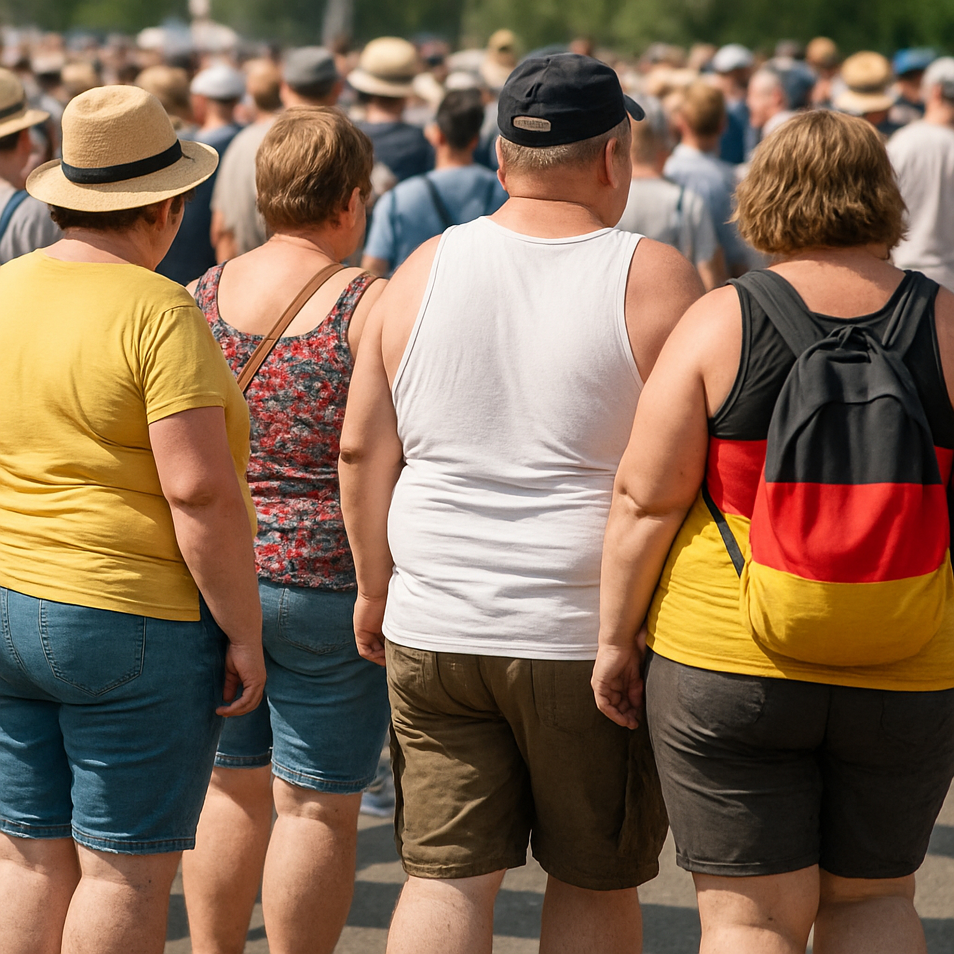 Deutsche gehen in die Breite