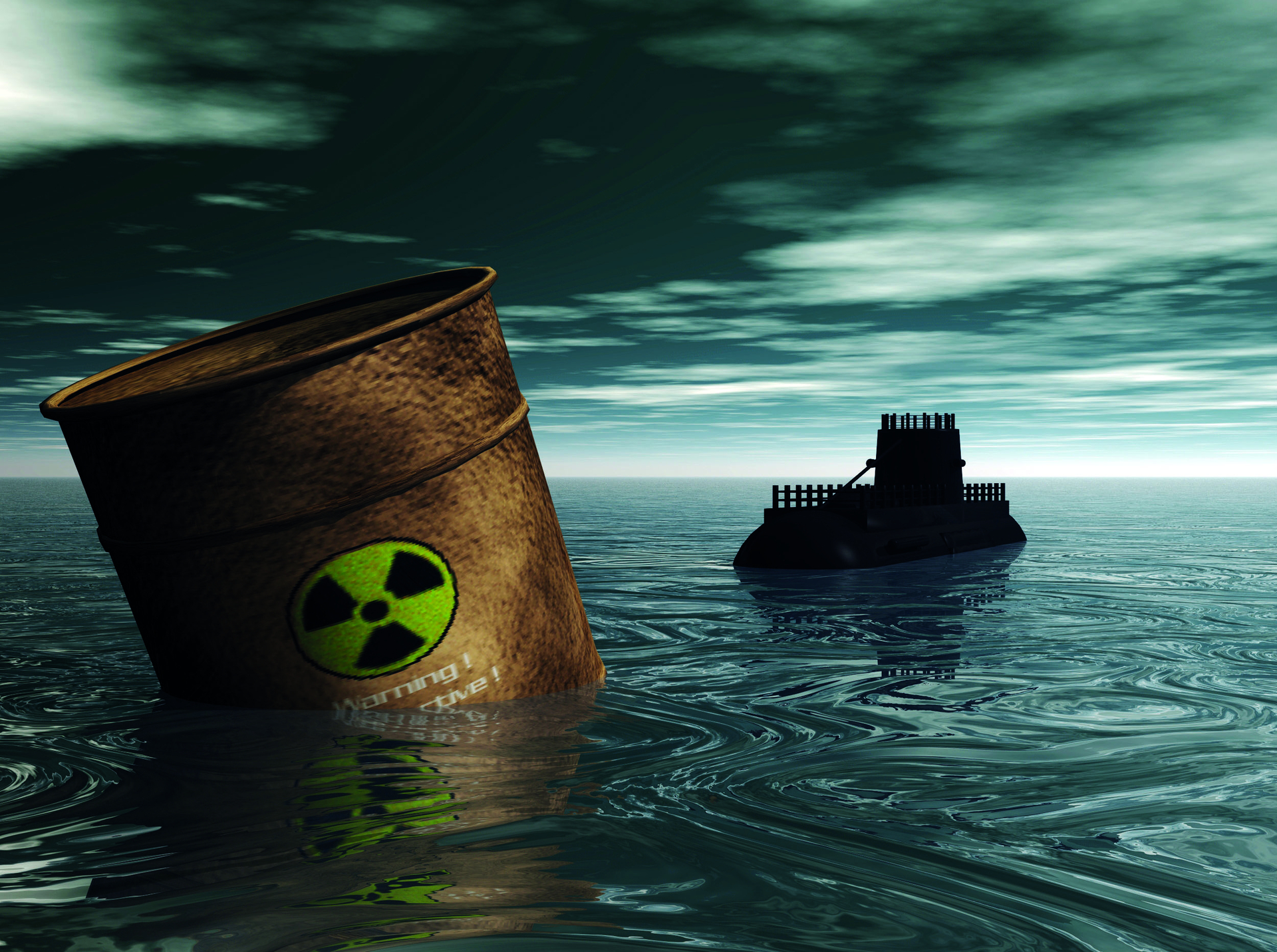Kann noch für böse Überraschungen sorgen: Vor allem im Nordpolarmeer lauern nukleare Zeitbomben