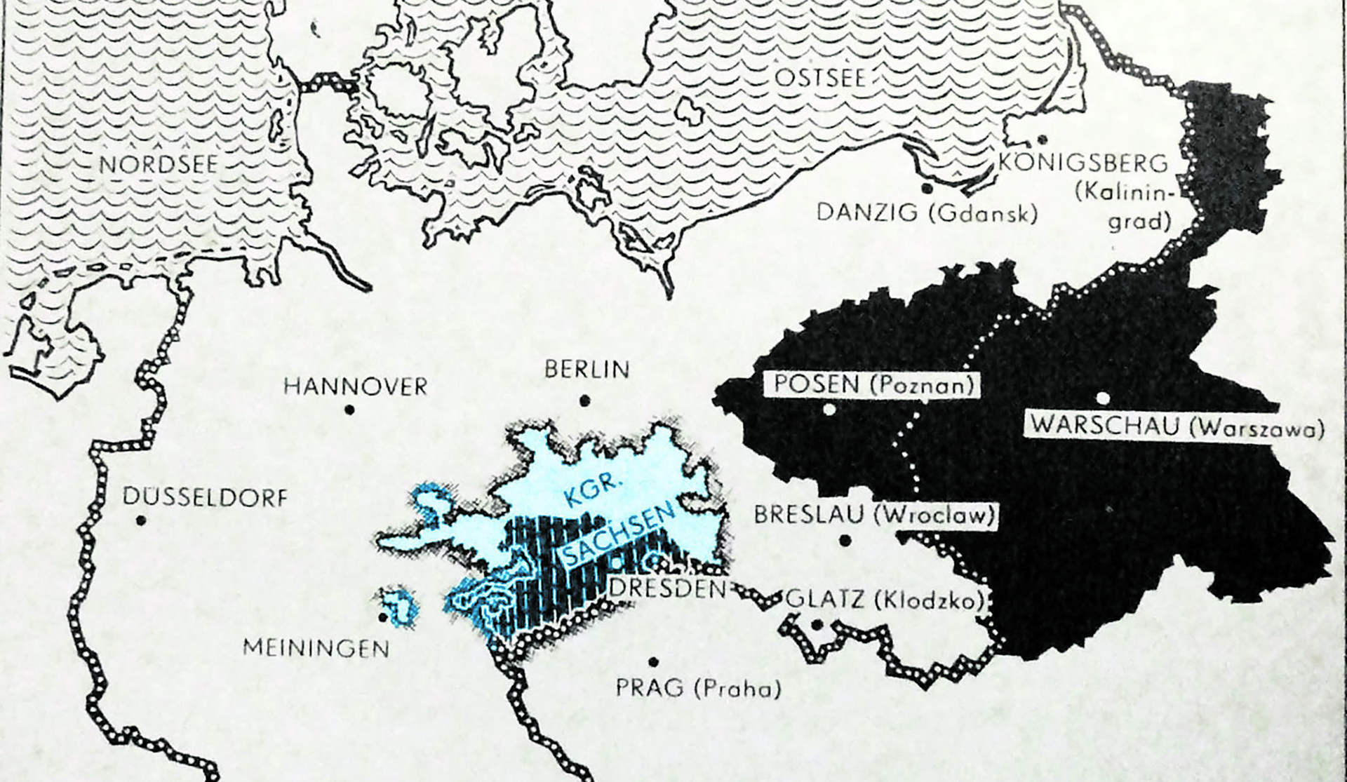 Warum es Sachsen gleich zweimal gibt